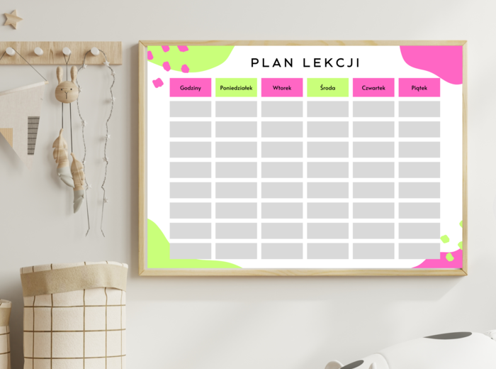 Plan Lekcji Format A4