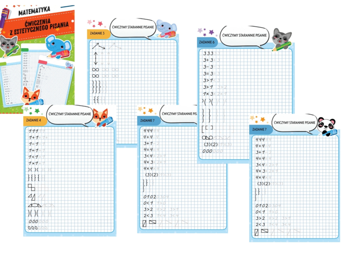 MATEMATYKA. ĆWICZENIA Z ESTETYCZNEGO PISANIA.