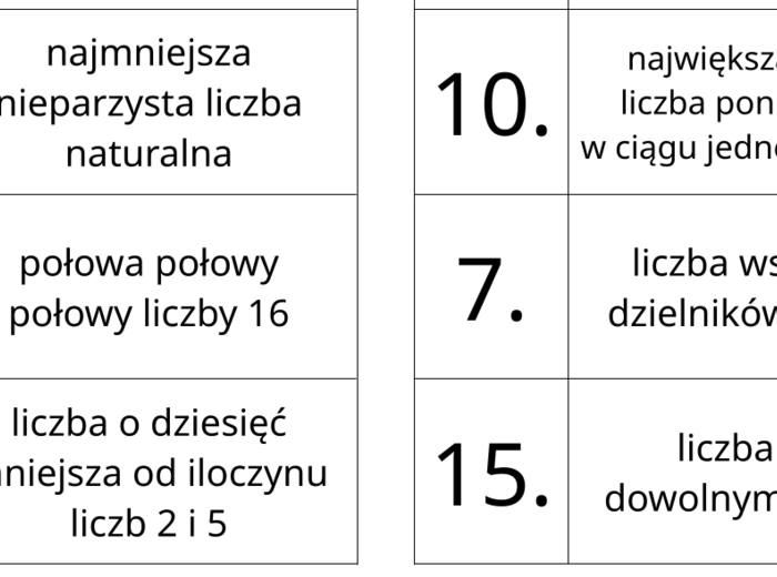 Matematyczne domino