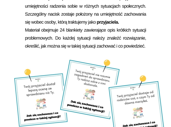PRZYJACIEL - KARTY PROBLEMOWE