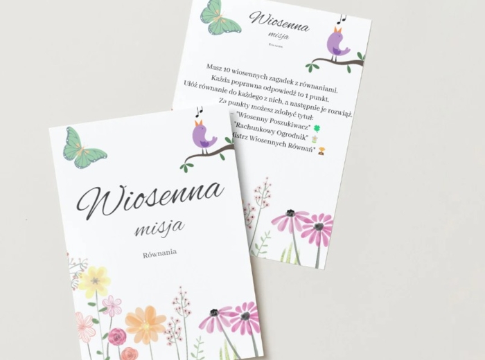 Wiosenna misja - równania