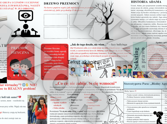 Prezentacja "Przemoc Rówieśnicza" / Ćwiczenia
