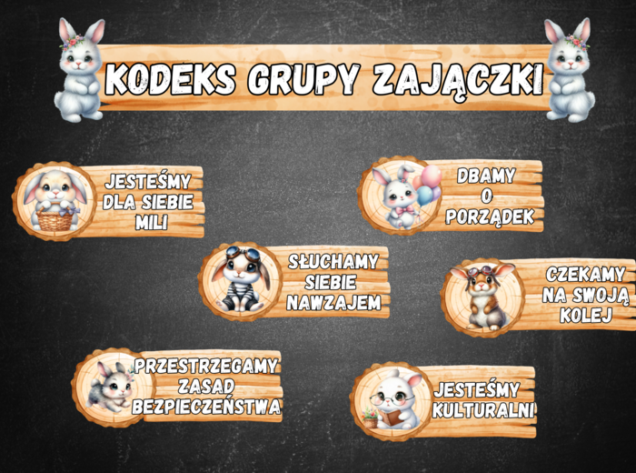 KODEKS GRUPY ZAJĄCZKI