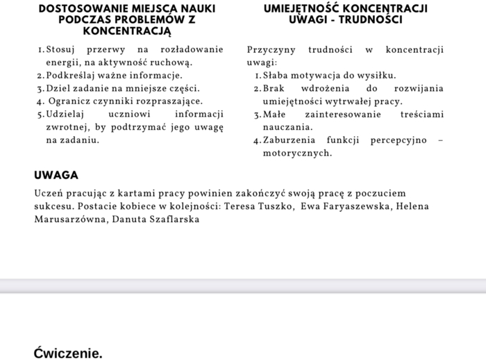 Scenariusz zajęć rewalidacyjnych - angażujących ucznia w życie szkoły,