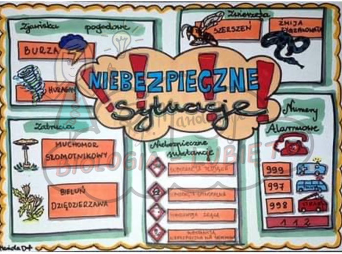 Klasa 4. Niebezpieczne sytuacje. Notatka z lekcji.
