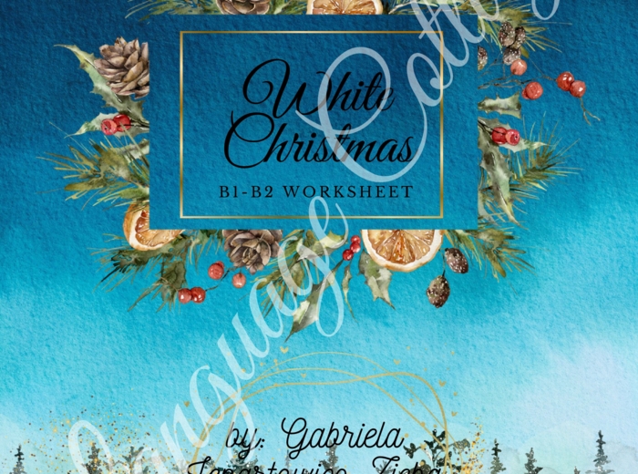 Christmas worksheet B1-B2