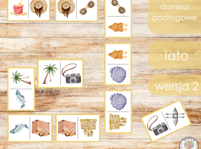 Domino podłogowe - lato - wersja 2