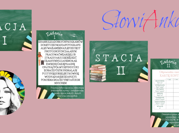 NOWOŚĆ!!! Międzynarodowy Dzień Języka Ojczystego STACJE ZADANIOWE + GIRLANDA z napisem