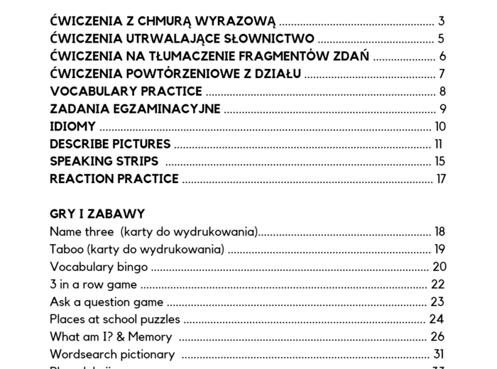 Egzamin Ósmoklasisty EDUKACJA dział 3