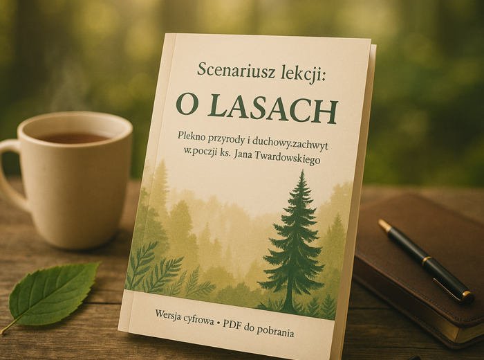 Scenariusz lekcji z języka polskiego. "O lasach" ks. Jan Twardowski
