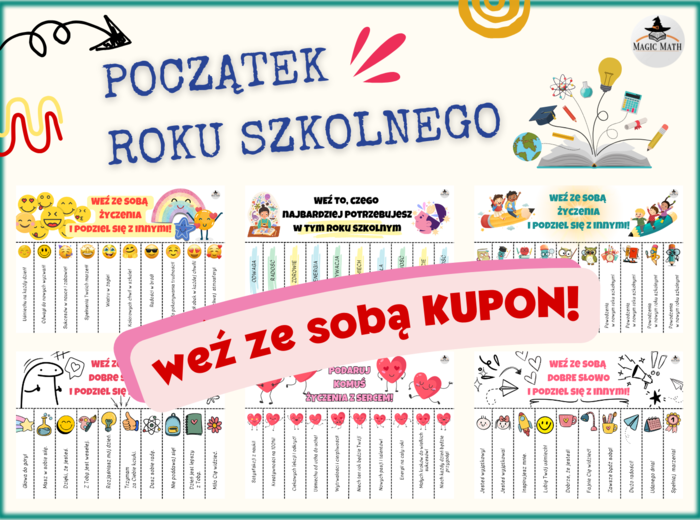 DOBRE SŁOWO NA POCZĄTEK ROKU - KUPONY - Weź ze sobą dobre słowo/życzenia