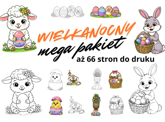 Wielkanocny Zestaw Edukacyjno-Dekoracyjny (MEGA)