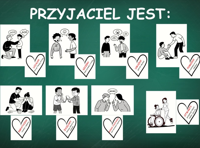Gazetka Szkolna "Przyjaciel jest:"