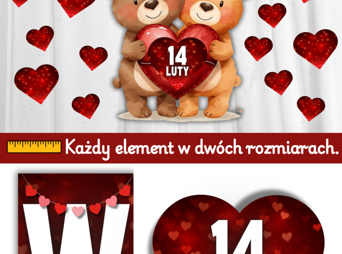 Gazetka na Walentynki ❤️ Napis Walentynki + Dekoracje ❤️