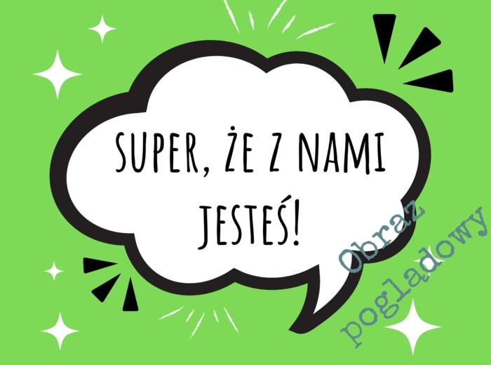 Powrót do szkoły - powitalna gazetka - chmurki z dobrym słowem