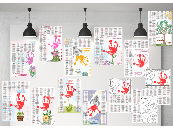 Jedna paczka wszystkich materiałów na Dzień Babci i Dziadka