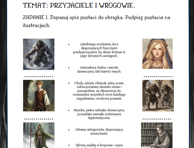 Zwiadowcy - bohaterowie