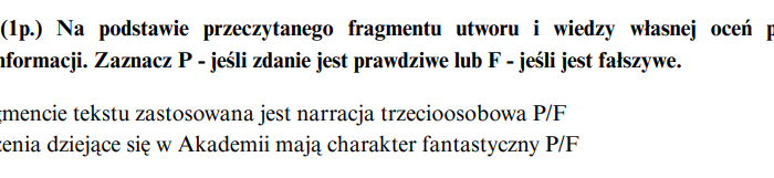 Karta pary ,,Trening przed egzaminem - Akademia Pana Kleksa''