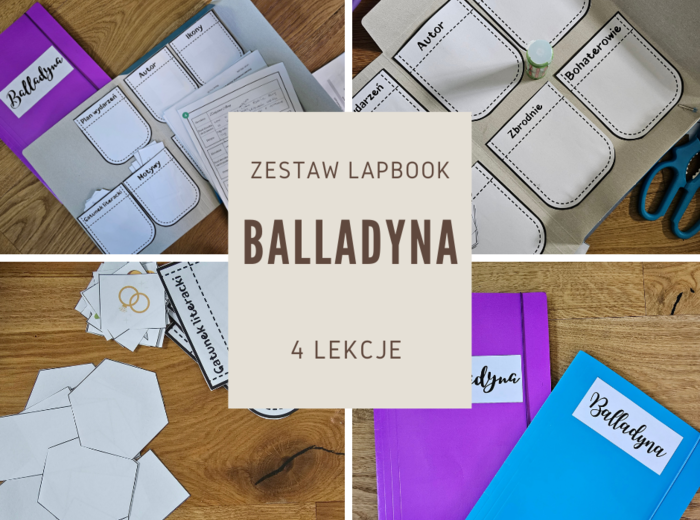 Lapbook "Balladyna" - zestaw materiałów