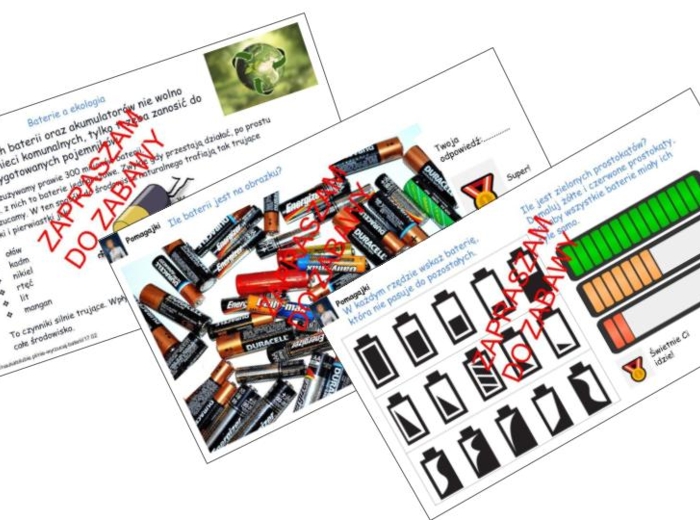 ☘?Dzień Ziemi 22.04 - zabawy z bateriami