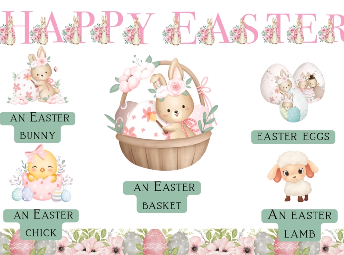 Easter kolorowa gazetka 20 elementów