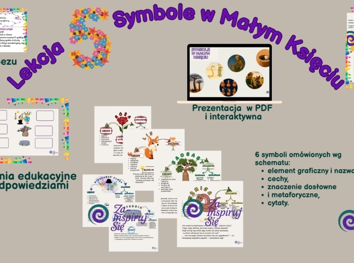Mały Książę- scenariusz, karty pracy, AI