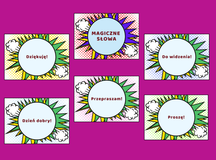 MAGICZNE SŁOWA - gazetka - wersja 1