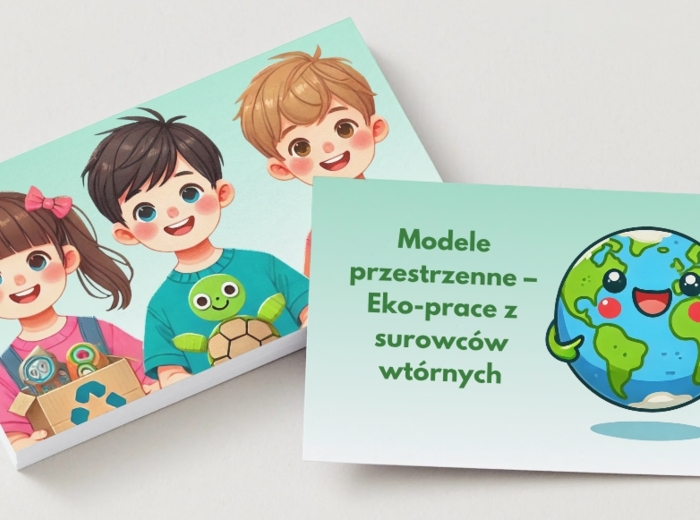 Modele przestrzenne. Prace recyklingowe z wykorzystaniem surowców wtórnych