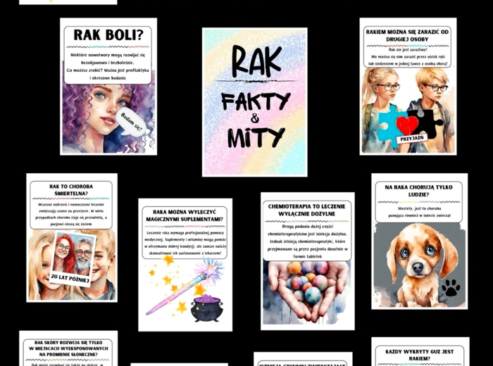 Rak - fakty i mity. Dzień walki z rakiem - gazetka