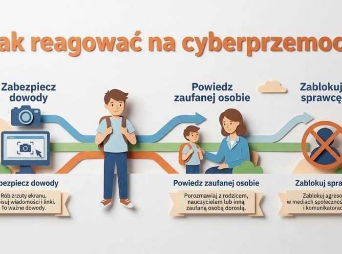 Dzień Bezpiecznego Internetu – gazetka szkolna / prezentacja (18 plansz)