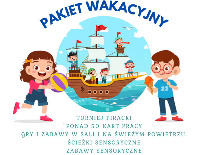 Pakiet wakacyjny - Turniej Piracki - pomysły na zabawy na Dzień Dziecka