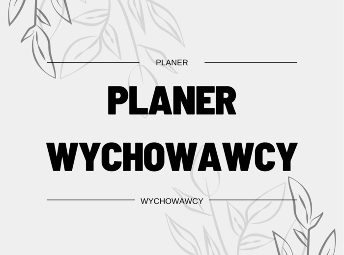 Planer wychowawcy