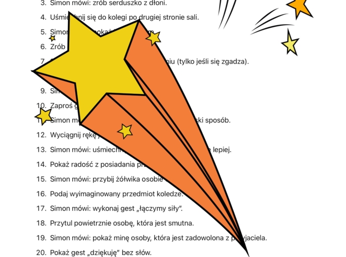 Simon mówi - emocje - 15 bloków tematycznych