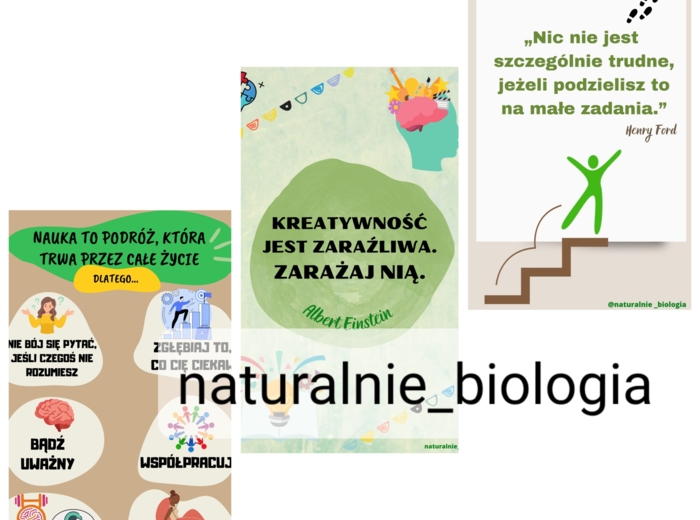 Plakaty motywacyjne z cytatami