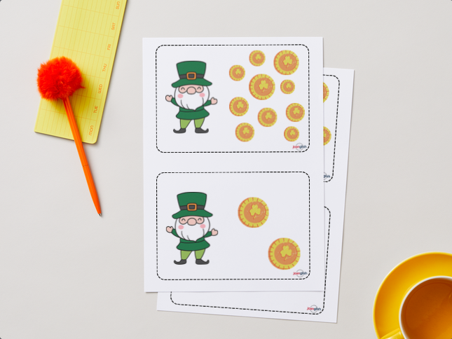 Dzień Świętego Patryka (St. Patrick's Day) - Counting Activity