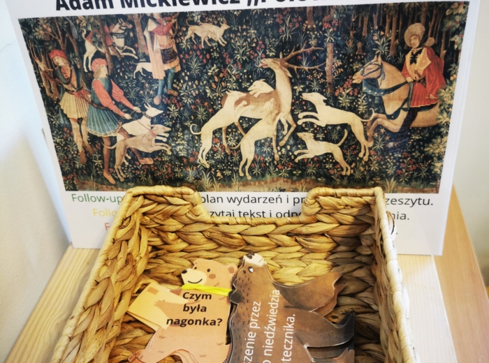 Pan Tadeusz - Polowanie - niedźwiedź - plan wydarzeń - zadania