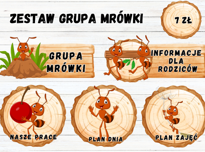 ZESTAW GRUPOWY GRUPA MRÓWKI