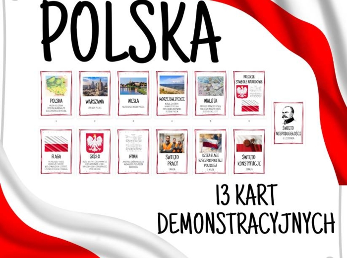 Polska - karty dydaktyczne