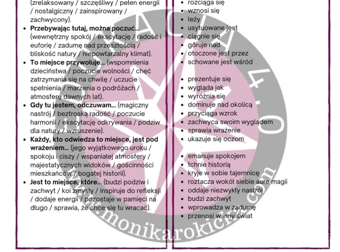 Opis miejsca_ słownictwo i ćwiczenia