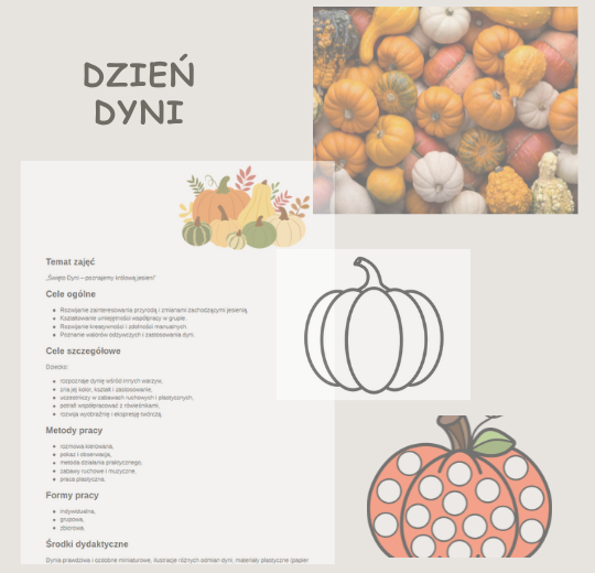 Scenariusz zajęć - Święto Dyni