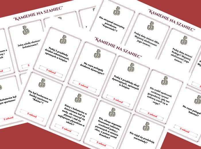 "KAMIENIE NA SZANIEC" – gra „5 sekund”
