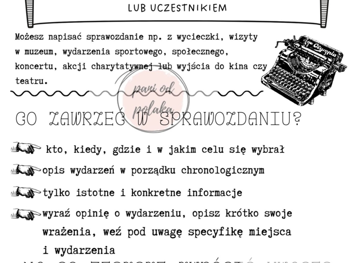 Jak napisać sprawozdanie?