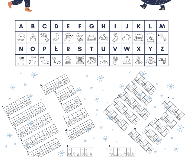 Logopedia -  zimowe kodowanie głoska sz