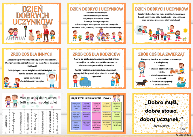 Dzień Dobrych Uczynków - Gazetka