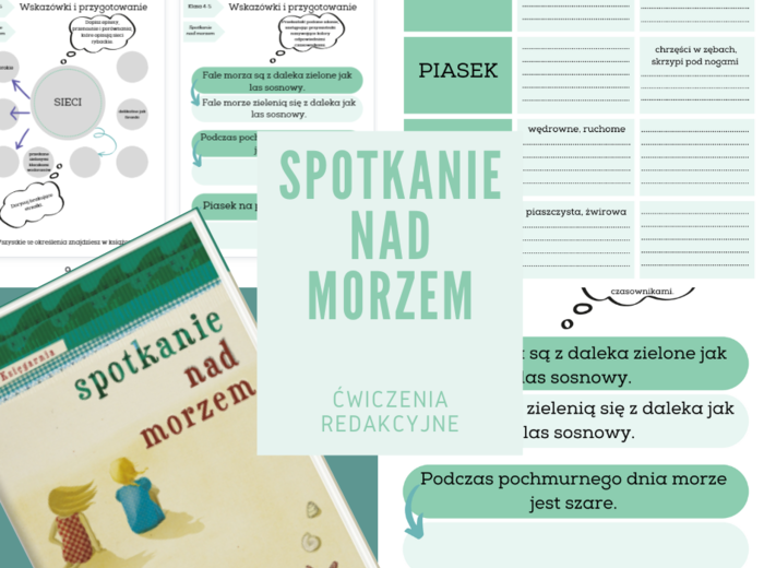 Spotkanie nad morzem - ćwiczenia redakcyjne