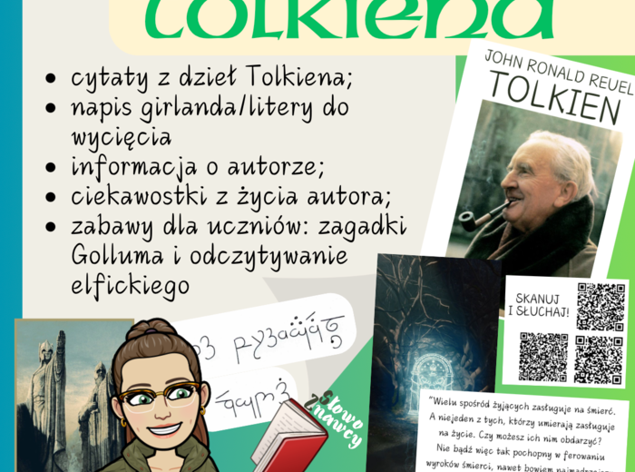 25 MARCA - ŚWIATOWY DZIEŃ CZYTANIA TOLKIENA - gazetka