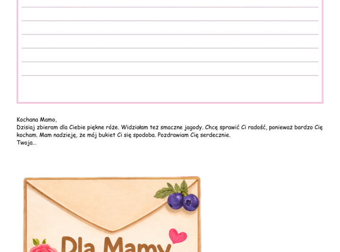 Róża i Jagoda – karty pracy dla dzieci | Czytanie, pisanie i prace plastyczne