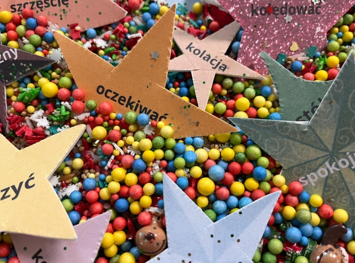 Części mowy - gwiazdki - zima