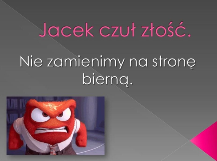 Strony czasownika. Ćwiczenia