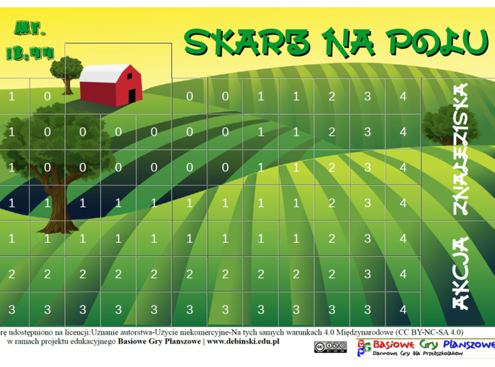 Gra planszowa "Skarb na polu"
